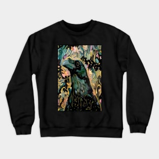 Colorful Corvids 3 Crewneck Sweatshirt